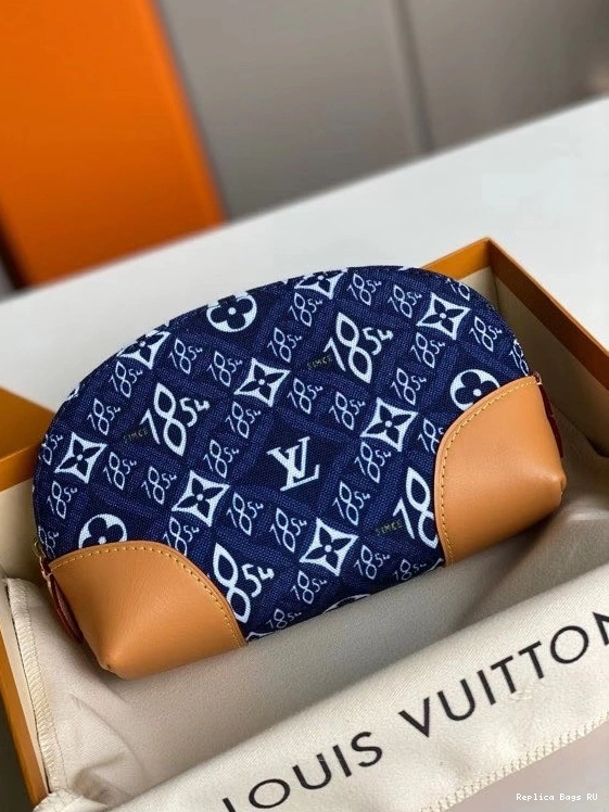 Affordable 1854 PM VUITTON SINCE LOUIS COSMETIC POUCH 0818